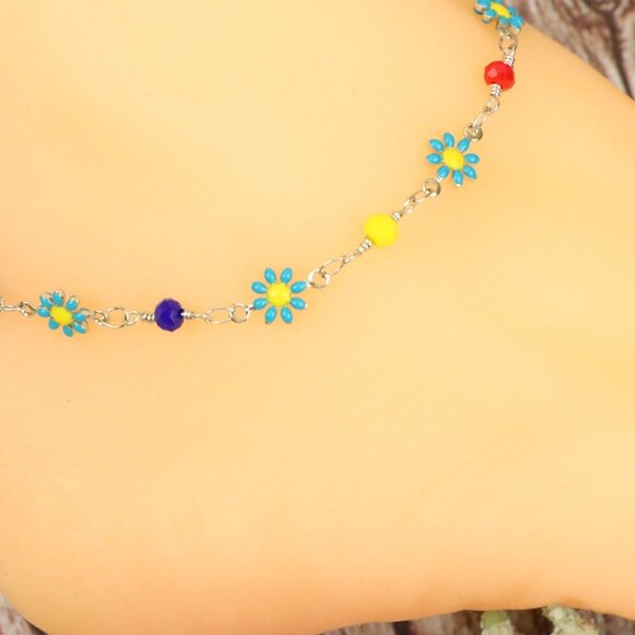 Dainty Anklet for Women – Elegant Everyday Jewelry & Perfect Gift | MLCRC1484 - Picture 6 of 10